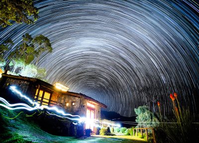 Estrellas sobre la sierra de Lima