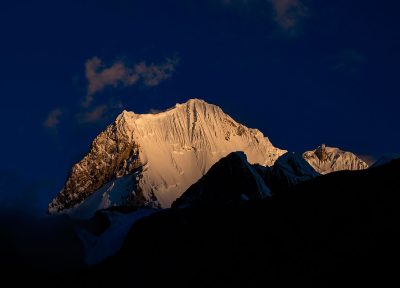 Última luz sobre el Yerupajá, Huayhuash.