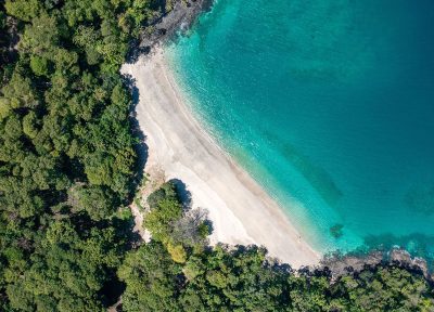 Paraiso tropical desde el cielo