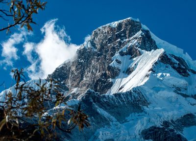 Huascarán desde Llanganuco