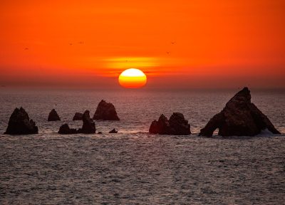 Atardecer en Paracas