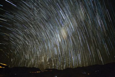 Estrellas sobre la Cordillera Blanca, Perú