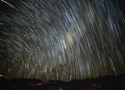 Estrellas sobre la Cordillera Blanca, Perú