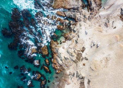 Océano Pacífico y desierto – Ica, Perú