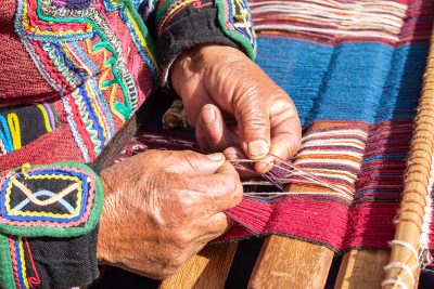 Tejedoras	– Valle Sagrado, Perú