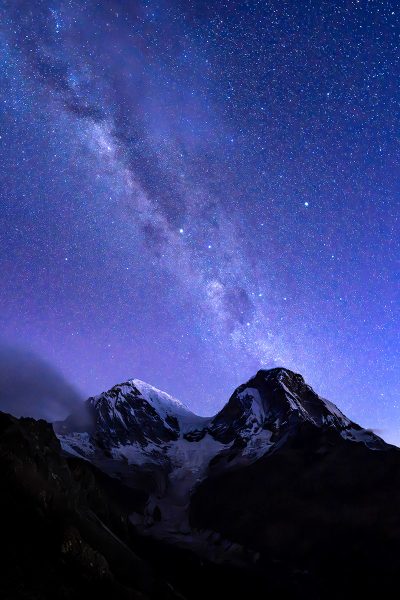 Vía Láctea sobre el Huascarán I –  Perú